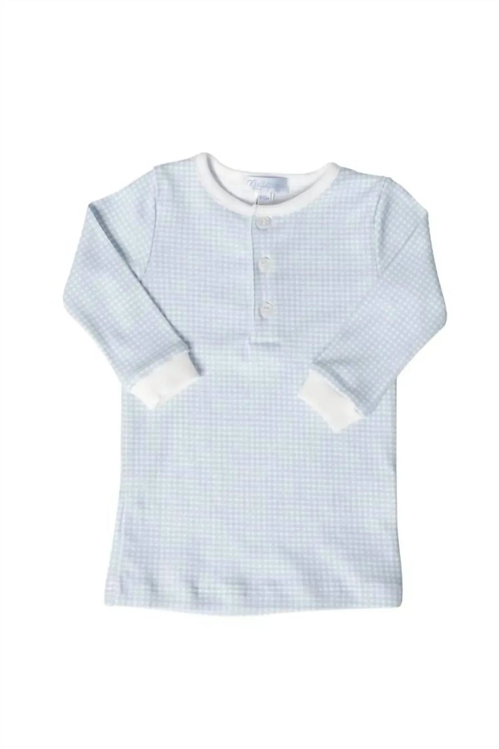 Kids Gingham Baby Pajamas Set