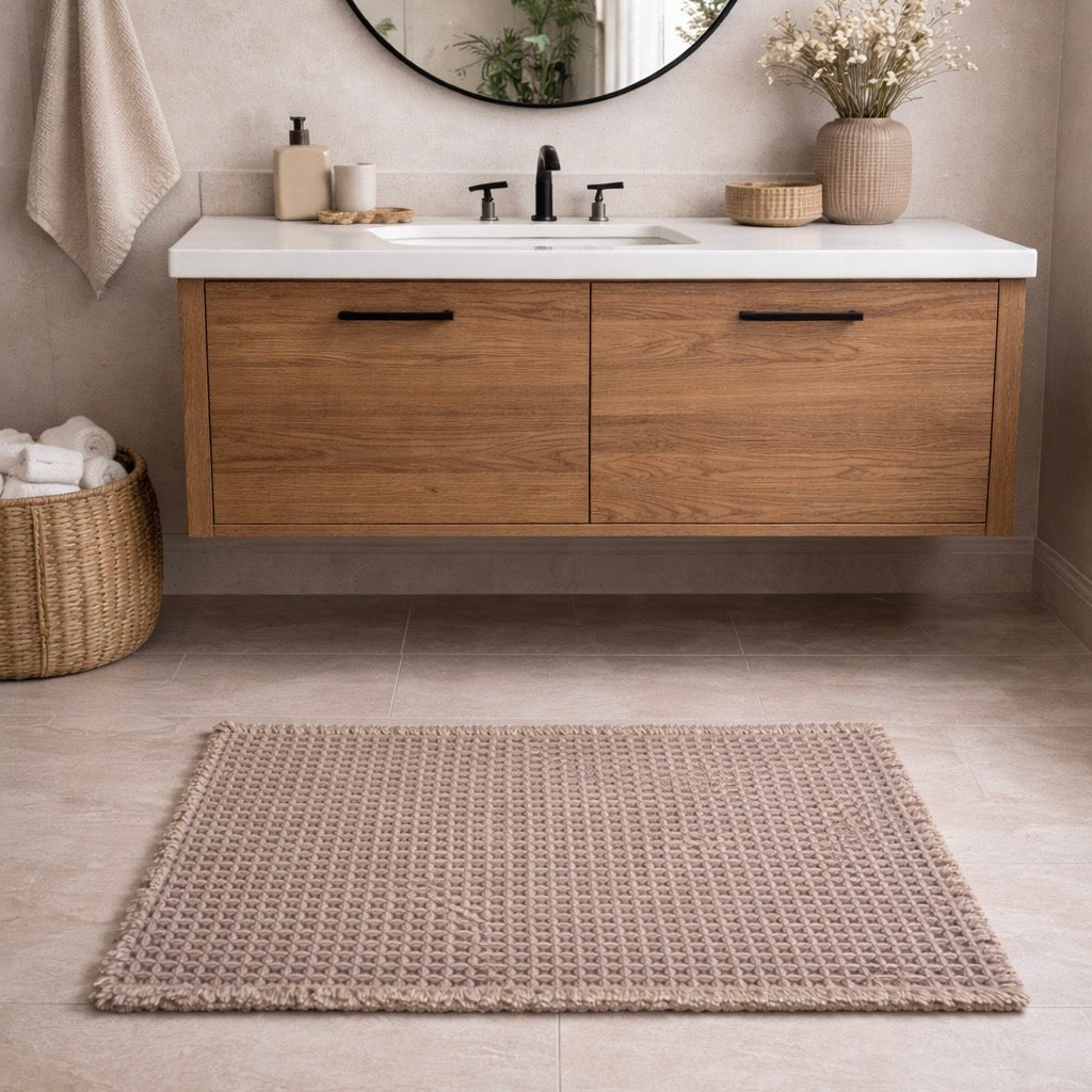 Siena Waffle Bath Mat