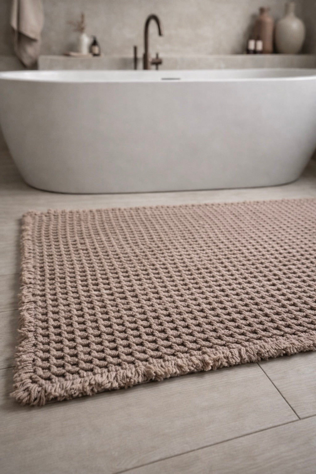Siena Waffle Bath Mat