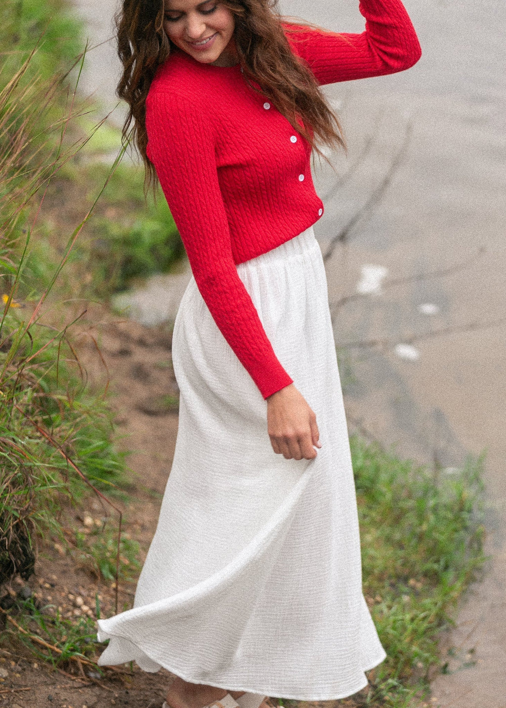 Kalani Cotton Gauze Maxi Skirt
